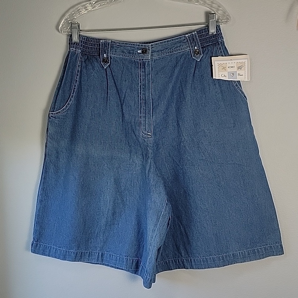 NWT vintage high rise gaucho denim short